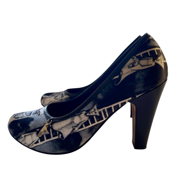 Sergio Bustamante Whimsical Artsy Boho Classic Pumps Size 7 - Picture 16 of 16